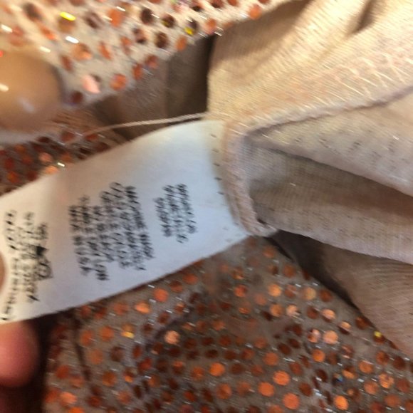 Good Time USA Champagne Sparkle Dress 2x - Picture 9 of 10